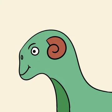 Cartoon doodle linear alien Stock Illustration