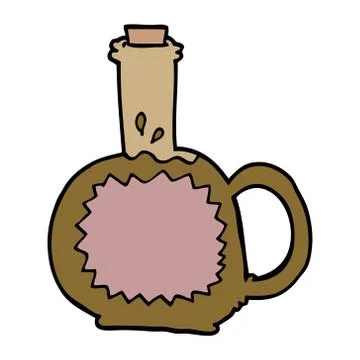 Cartoon doodle maple syrup Stock Illustration