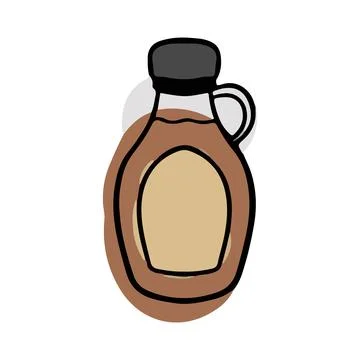Cartoon doodle Maple Syrup Stock Illustration