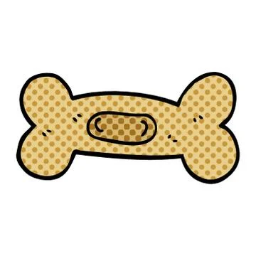 Cartoon doodle pet bone Illustrazione stock