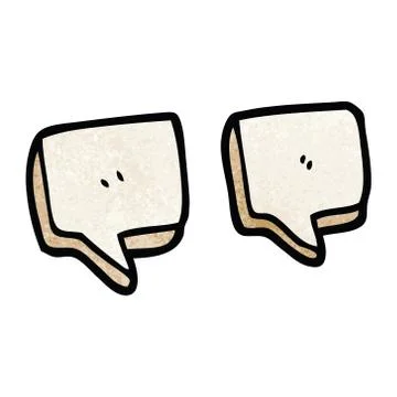 Cartoon doodle quotation marks Stock Illustration
