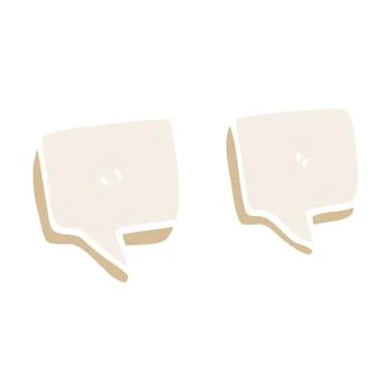Cartoon doodle quotation marks Stock Illustration