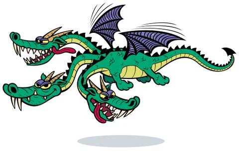 Cartoon Dragon Stock Illustration