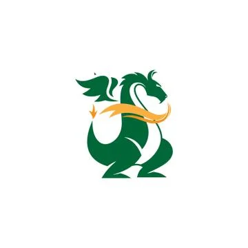 Cartoon dragon Illustrazione stock
