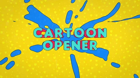 Cartoon Drawn Opener Stock After Effects