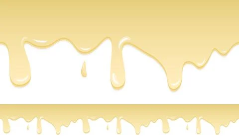 Cartoon dripping mayonnaise Stock Illustration