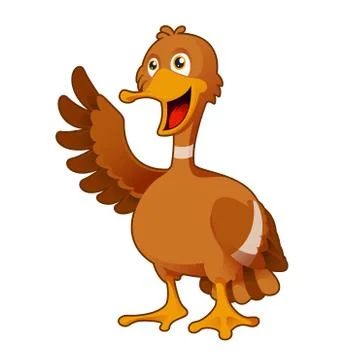 Cartoon Duck Stock Illustration