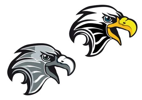 Cartoon eagle symbol Stock Illustration