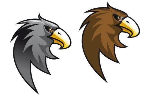 Cartoon eagle symbol Illustrazione stock