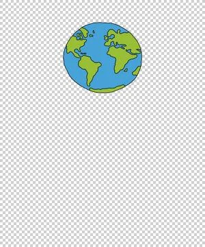 Cartoon Earth Design Stock Illustration