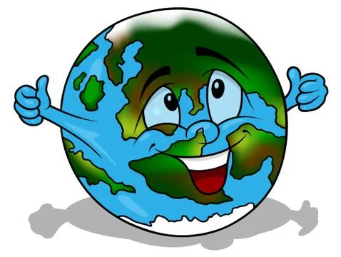 Cartoon Earth Stock Illustration
