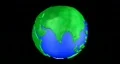 Cartoon Earth Warp India HD Footage