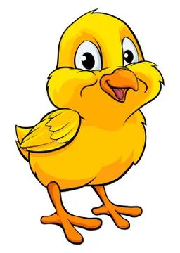Cartoon Easter Chick Stock Illustration