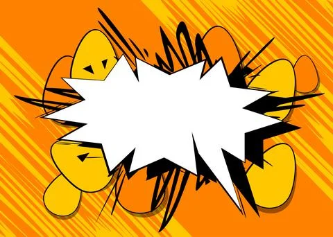 Cartoon Easter Eggs with blank speech bubble, comic book Holiday Invitation.. イラスト素材