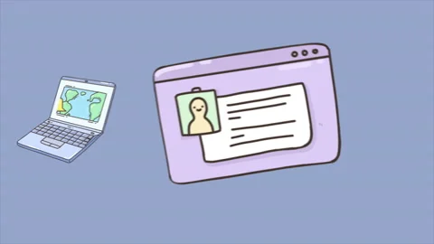 Cartoon Education Student Elements Stock Footage 232803215