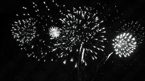 Cartoon effect of firework . Illustrazione stock