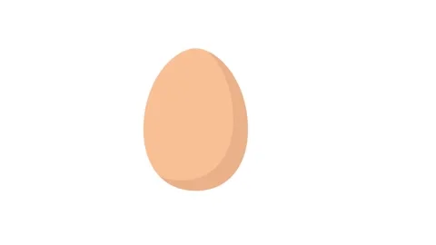 Cartoon egg video Video stock 249397886