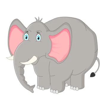 Cartoon elephant Stock Illustration