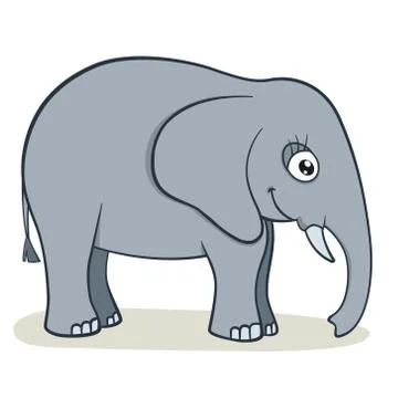 Cartoon Elephant Stock Illustration