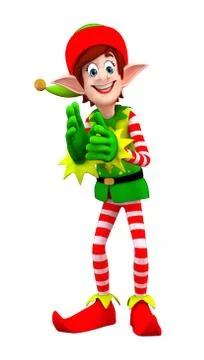 Cartoon Elves Stock Illustration