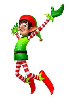 Cartoon Elves Stock Illustration
