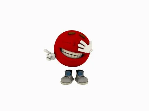 Cartoon emoticon guy Stock-Illustration