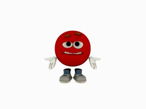 Cartoon emoticon guy Stock-Illustration