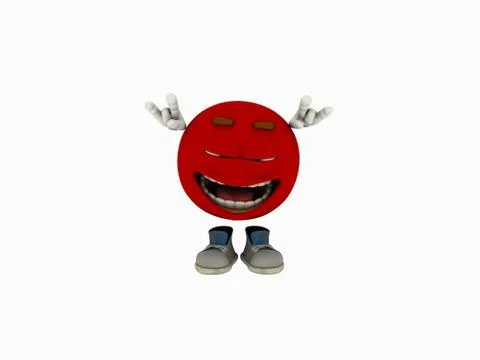 Cartoon emoticon guy Stock-Illustration