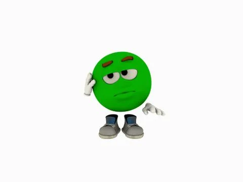 Cartoon emoticon guy Illustrazione stock
