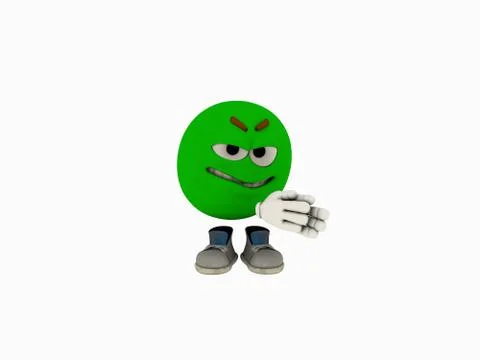 Cartoon emoticon guy Stock-Illustration