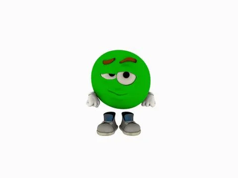 Cartoon emoticon guy Stock-Illustration