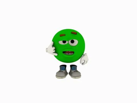 Cartoon emoticon guy Stock-Illustration