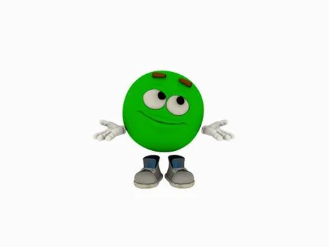 Cartoon emoticon guy Stock Illustration