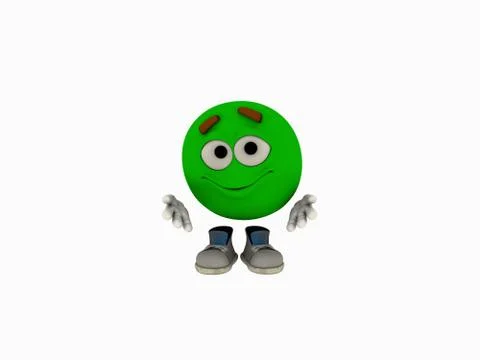 Cartoon emoticon guy Stock Illustration
