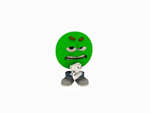 Cartoon emoticon guy Illustrazione stock