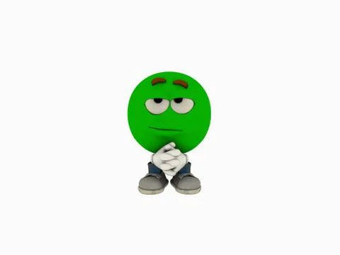 Cartoon emoticon guy Stock Illustration