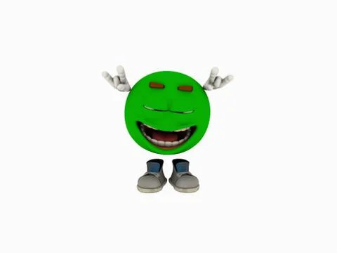 Cartoon emoticon guy Stock-Illustration