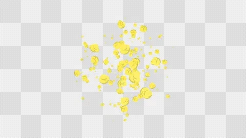 Cartoon Explosion (Alpha Channel) 4K Stock Footage 307681705