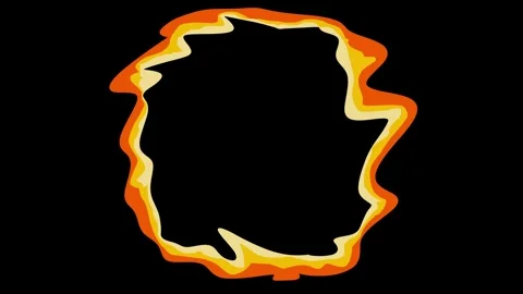 Cartoon Explosion Animation Frame by Frame Hand Drawn Blast Effect in 2D Style Stock Footage 306368073