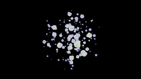 Cartoon Explosion with Black Background 4K 動画素材 311301251