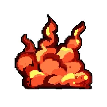 Cartoon explosion cloud illustrating comic boom fire effect Stock Illustration