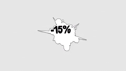 Cartoon Explosion Discount 12 Item 2D Pack Stock Footage 276364008