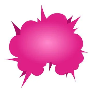 Cartoon explosion icon, isometric style Stock-Illustration