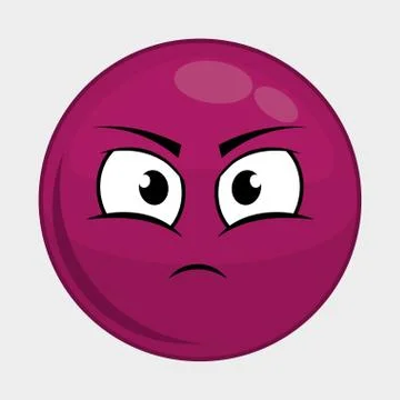 Cartoon face icon. Expression design. Vector graphic Illustrazione stock