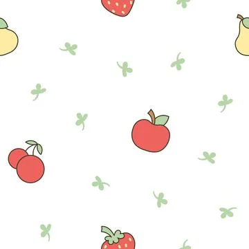 Cartoon farm elements. Seamless pattern. 스톡 일러스트