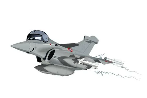 Cartoon Fighter Plane Stock Illustration