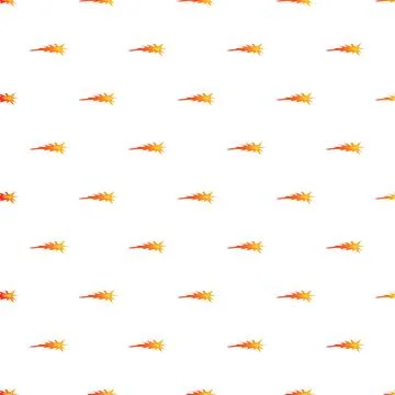 Cartoon fire burst effect seamless pattern background Stock Illustration