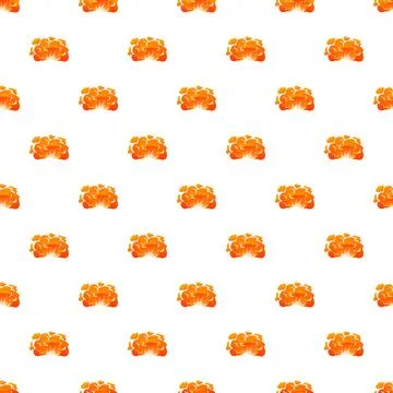Cartoon fire explosion pattern repeating background design 库存插图