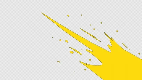 Cartoon fire transition on a black screen Stock Footage 303015220
