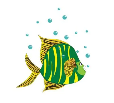 Cartoon fish Stock Illustration